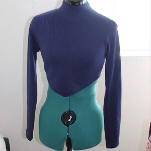 Missguided petite long sleeve crop top